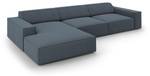 Ecksofa JODIE 4 Sitzplätze Blau