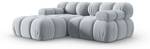 modulares Ecksofa BELLIS 3 Sitzplätze Hellblau