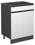 Meuble cuisine R-Line 39719 Anthracite - Blanc