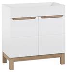 Armoire sous lavabos BALI CUW80 2D Blanc