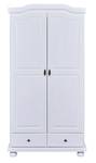 l' armoire Reusal Blanc - Bois massif - 104 x 198 x 56 cm