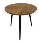 Table basse I Lawas Beige - Bois massif - 45 x 39 x 45 cm