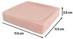 Seifenschale 2576114 Pink - Keramik - 12 x 3 x 12 cm