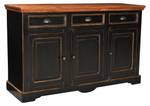 Sideboard CORSICA Braun - Massivholz - Holzart/Dekor - 150 x 90 x 40 cm