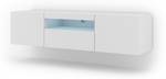 Meuble tv AURA RTV150 3D Blanc