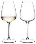 Weißwein Champagner Gläser Grape 2er Set Glas - 10 x 24 x 10 cm