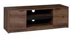 TV-Schrank DEVERTTI Schwarz - Braun - Holzwerkstoff - 135 x 46 x 40 cm