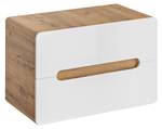 Schrank unter waschbecken ARUBA CUW80 1D Weiß - Holzwerkstoff - Kunststoff - 80 x 53 x 46 cm