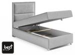 BOXSPRINGBETT mit Bettkasten Trinity K11 Grau - Tiefe: 70 cm