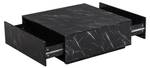 Couchttisch ANTRIM Schwarz - Holzwerkstoff - 90 x 35 x 90 cm