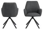 Lot de 2 fauteuils de table Barbacou Gris