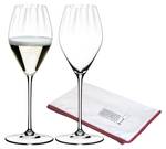 Champagner + Tuch Performance 2er Set Glas - 8 x 25 x 8 cm