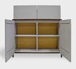 Designer Kommode fürs Wohnzimmer BOSTON Braun - Massivholz - Holzart/Dekor - 105 x 100 x 35 cm