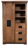 Highboard Vitrine LIBRO Braun - 90 x 150 cm