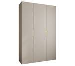 Drehtürenschrank Como 4 Beige - Gold - 160 x 50 cm