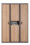 Aktif Kleiderschrank Braun - Holzwerkstoff - 132 x 195 x 53 cm