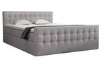 Boxspringbett Doppelbett Loures Silber / Grau - Silbergrau - Breite: 160 cm