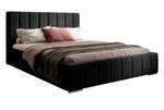 Polsterbett Doppelbett Belten Schwarz - Breite: 135 cm