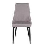 Chaise de salle à manger Leone lot de 2 Gris