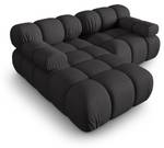 modulares Ecksofa BELLIS 3 Sitzplätze Schiefergrau