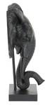 Ornament Elephant Schwarz - 20 x 49 x 39 cm