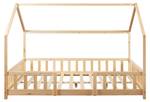 Lit enfant Sisimiut avec matelas Beige - 206 x 143 x 146 cm