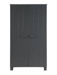 Armoire Dennis Epicéa massif Anthracite