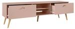 RTV-Schrank TV-Tisch IKON Rosa Hellrosa - Pink