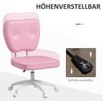 Bürostuhl 921-687V00PK Pink - Kunstleder - 59 x 92 x 46 cm