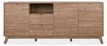 Buffet Budapest Marron - Bois manufacturé - 40 x 83 x 198 cm