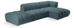 modulares Ecksofa HARRY 5 Sitzplätze Pastellblau