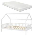 Lit cabane Ydre avec matelas Largeur : 130 cm - Avec sommier à lattes - Avec sommier à lattes & matelas