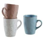 Mug en grès Trio Terrazzo (Lot de 3) Céramique - 8 x 10 x 8 cm