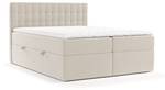 Boxspringbett Namur Beige - Breite: 180 cm