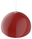 Suspension Cassis Rouge - Blanc - Abat-jour diamètre : 60 cm