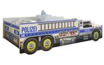 Autobett Polizeitruck Tiefe: 160 cm