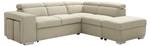 Schlafsofa MELICENA Beige - Textil - 224 x 81 x 263 cm