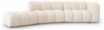 modulares Sofa LUPINE 5 Sitzplätze Hochglanz Beige