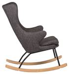 Chaise à bascule pour maman De Luxe Noir - Bois manufacturé - 70 x 106 x 96 cm