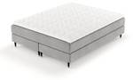 Boxspringbett Rowan Grau - Breite: 140 cm - H3