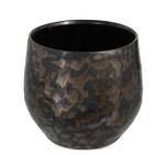 Cache pot antique en ceramique noir de p Schwarz - Keramik - Ton - 14 x 13 x 14 cm