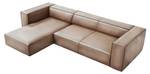 Ecksofa AGAWA 4 Sitzplätze Beige