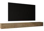 TV Lowboard Fernsehschrank02 Eiche Wotan Dekor - Tiefe: 320 cm