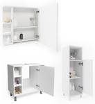 Mobilier de salle de bains Fynn Blanc