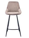 Tabouret de bar MASURIE Lot de 2 Taupe