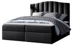 Boxspringbett Lindos Schwarz - Breite: 164 cm