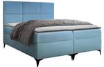 Boxspringbett Fava Himmelblau - Breite: 184 cm