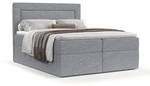 Boxspringbett Imagine Grau - Breite: 140 cm - H2