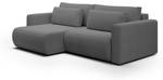 Ecksofa Krewitz Mini Grau