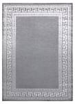 Tapis Mefe Moderne 2813 Cadre Clé Gris - Matière plastique - Textile - 180 x 1 x 270 cm